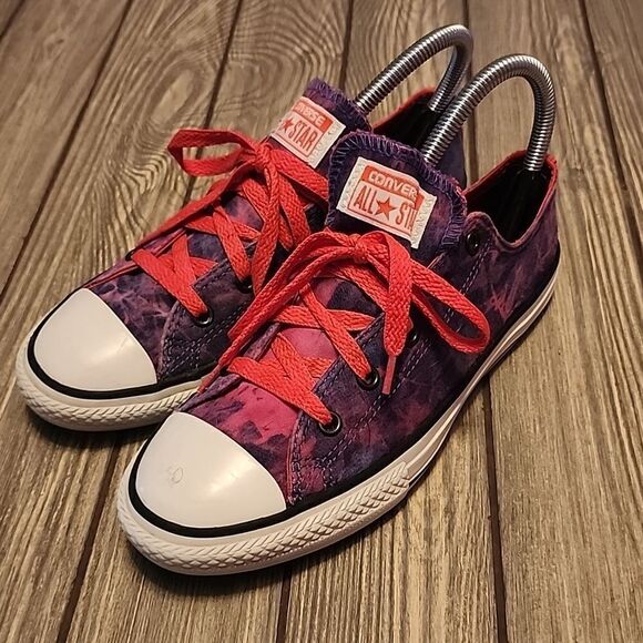 Converse Tie-Die Pink/Purple Sneakers Size 4 - Picture 1 of 4